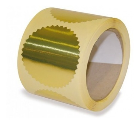 Troqueladora/sello Seco Ideal 51mm + Paq De 100 Etiq Doradas