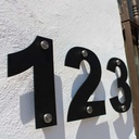 Número Residencial de Acrílico con Soportes 20cm Alto